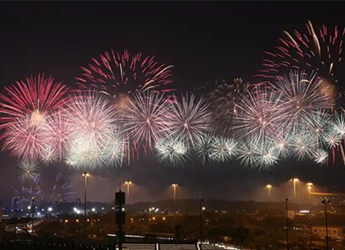 沭阳县焰火晚会